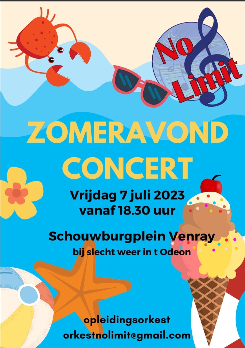 zomeravondconcert no limit